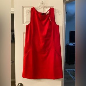 Loft red sheath dress